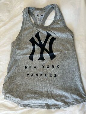 Nike New York Yankees Tank Top Gray Small